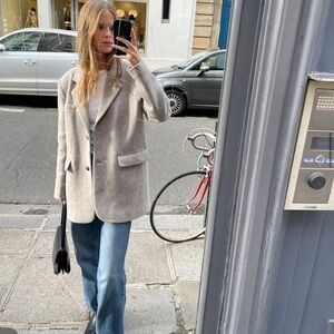 Skall studio Gray Wool Women's Blazer